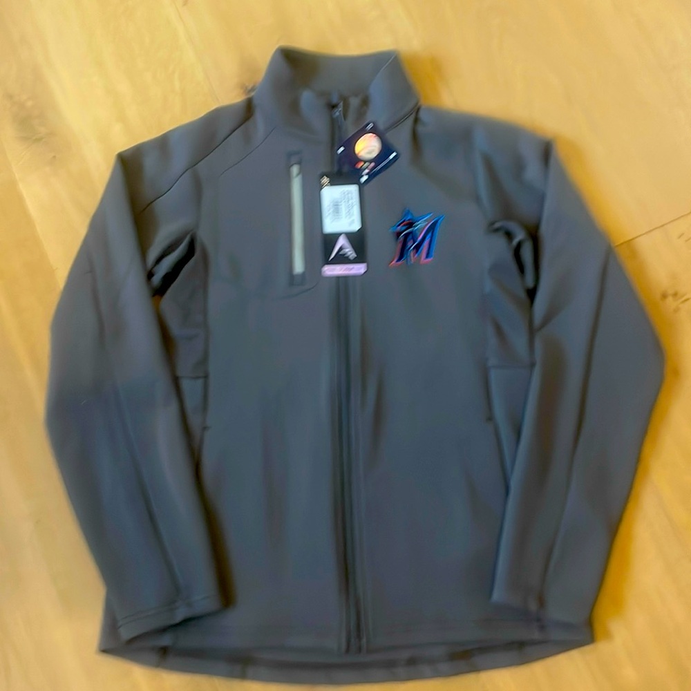Miami Marlins jacket. Women’s Small New with tag.